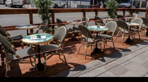 Nouvelle terrasse à Margency