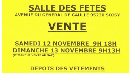 Braderie de vêtements