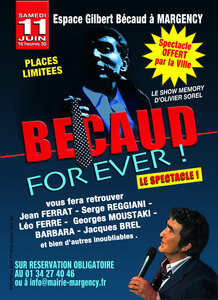 Concert Gilbert Bécaud