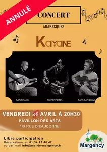 Concert Kayane Annulé
